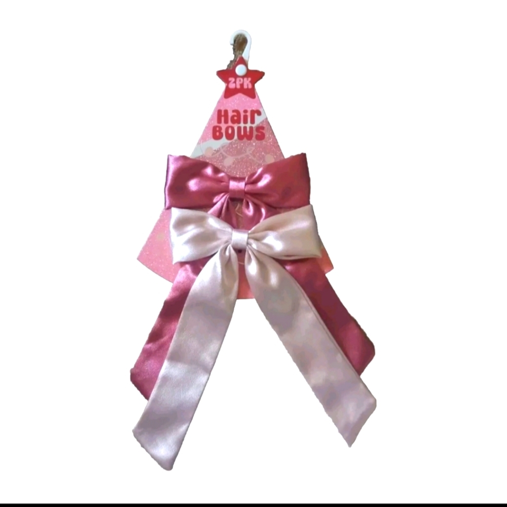 Large Hair Bow Barrettes